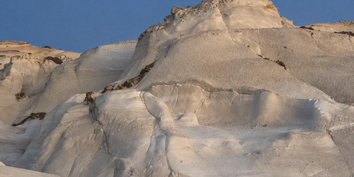The white volcanic rock of Sarakiniko