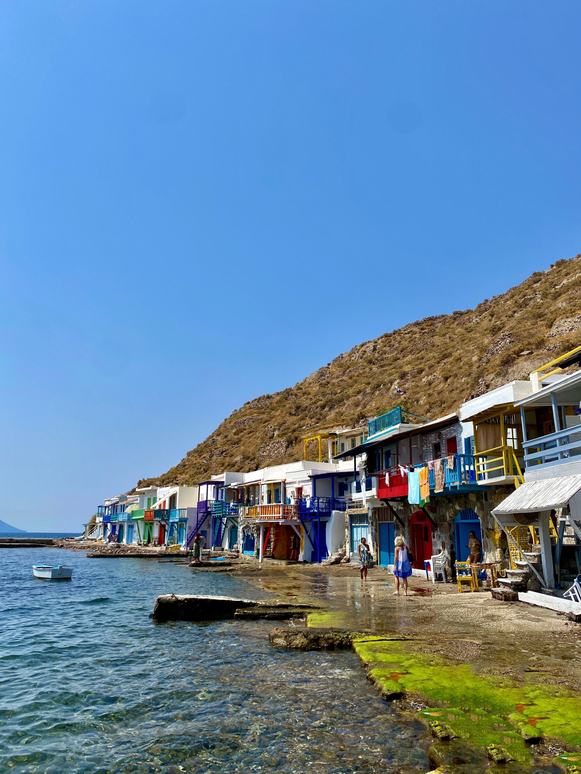 The waterfront fishing houses at Klima, Milos